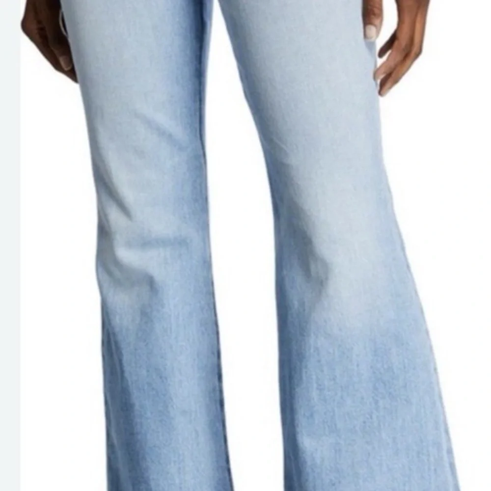 Alice + Olivia, High Wasted, Floral Embroidered Flare Jeans - Picture 13 of 13